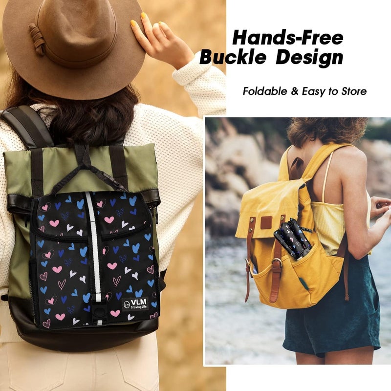 VLM Lunch Box for Women, Insulated Lunch Bag Women with Adjustable Shoulder Strap, Cute Lunch Tote Bag for Work,Picnic,Camping - Image 4